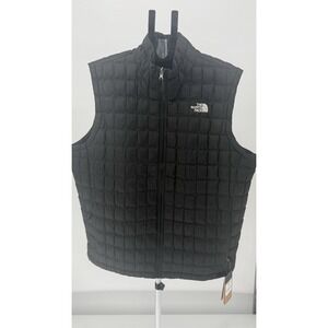 The North Face TNF Men's ThermoBall Vest Black‎ Size XXL 2XL Puffer NWT $180